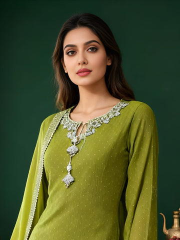 Designer Shafoon Long Shirt