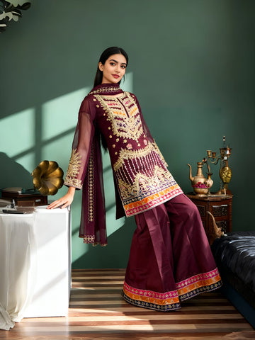 Luxury Organza Suit for Women