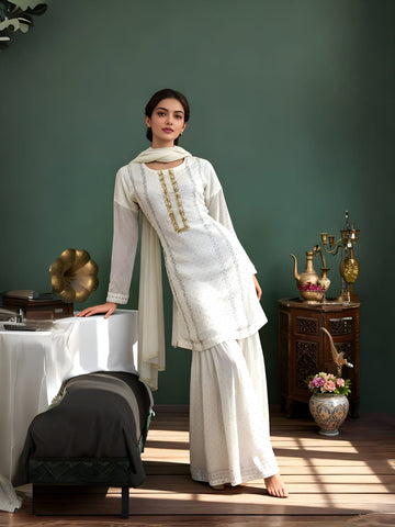 Graceful Shafoon Suit