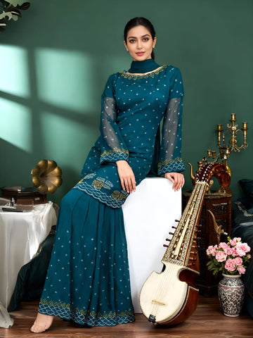 Graceful Shafoon Suit