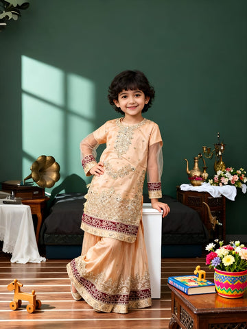 Luxury 3 Piece Sharara Garara Dress