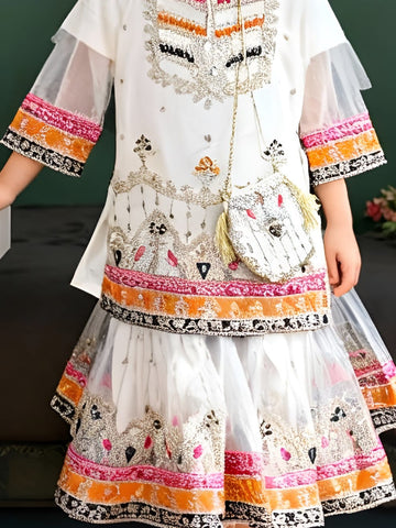 Luxury 3 Piece Shirt & Sharara Garara Dress