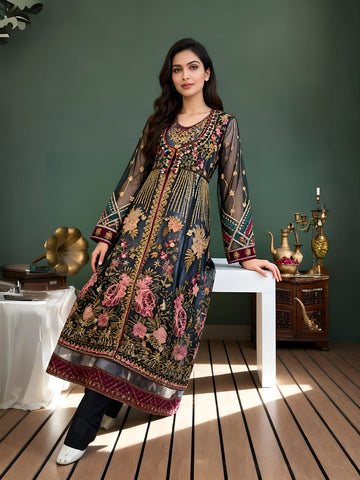 Luxury Maxi with Open Shirt