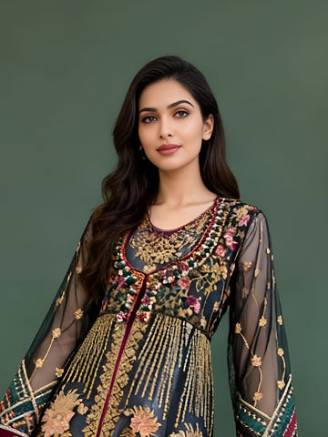 Luxury Maxi with Open Shirt