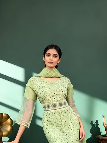 Luxury Net Maxi Dress